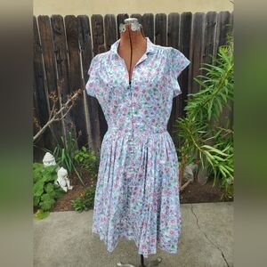 Bernie Dexter Blue Floral Midi Dress